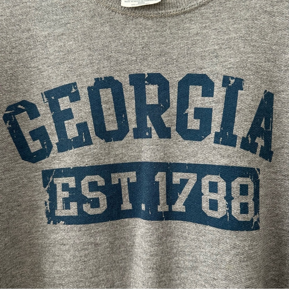 Vintage Men’s Size Large Jerzees Sweatshirt Georgia Atlanta Athens Comfy Cozy - Picture 3 of 14